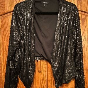 SOLD!!
Torrid Black Sequin Shrug